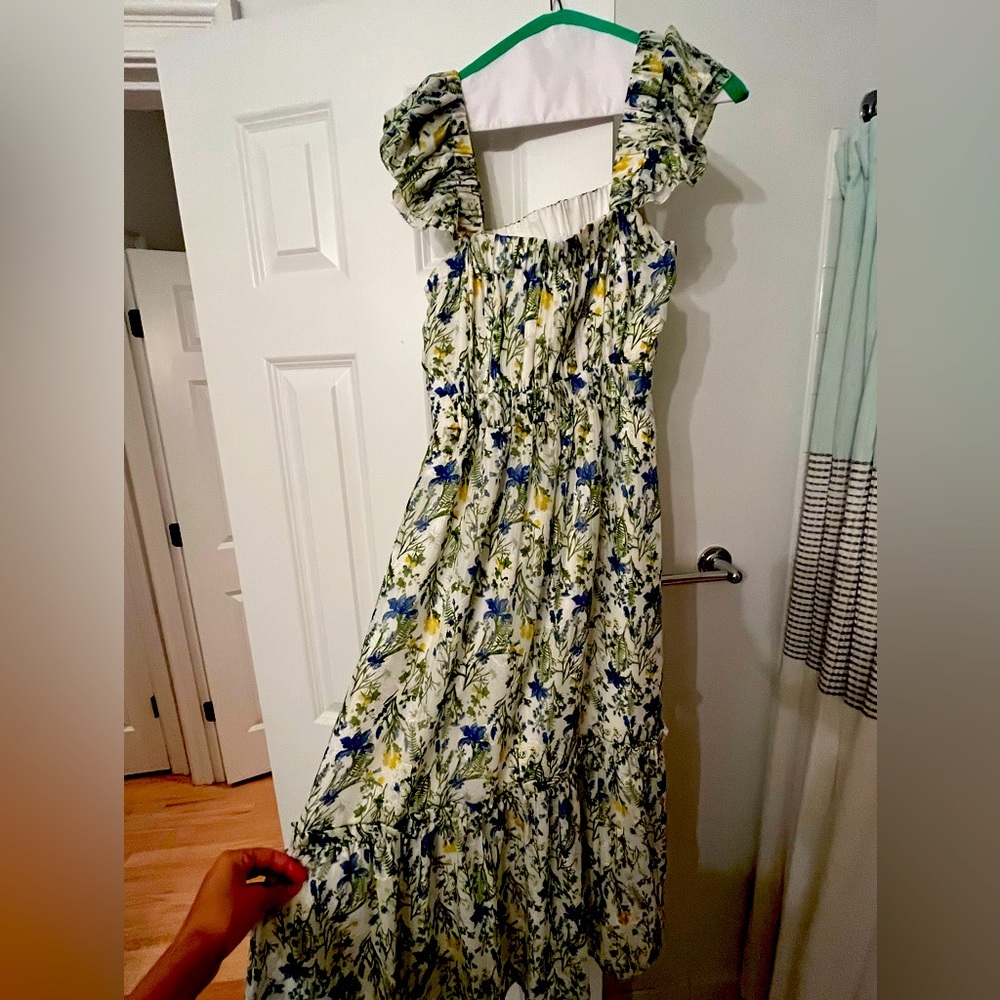Greylin Floral midi dress XS